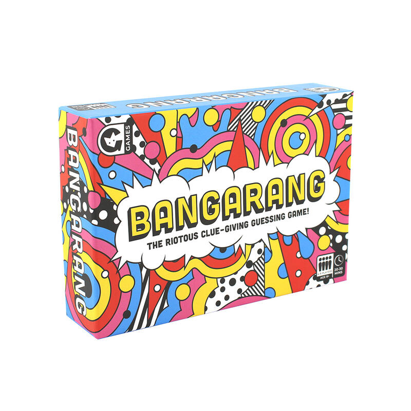 Ginger fox bangarang party card game angled box